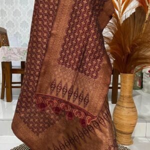 Songket Merah Maroon